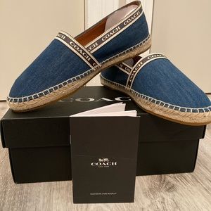New Coach Corrie Espadrille - Denim